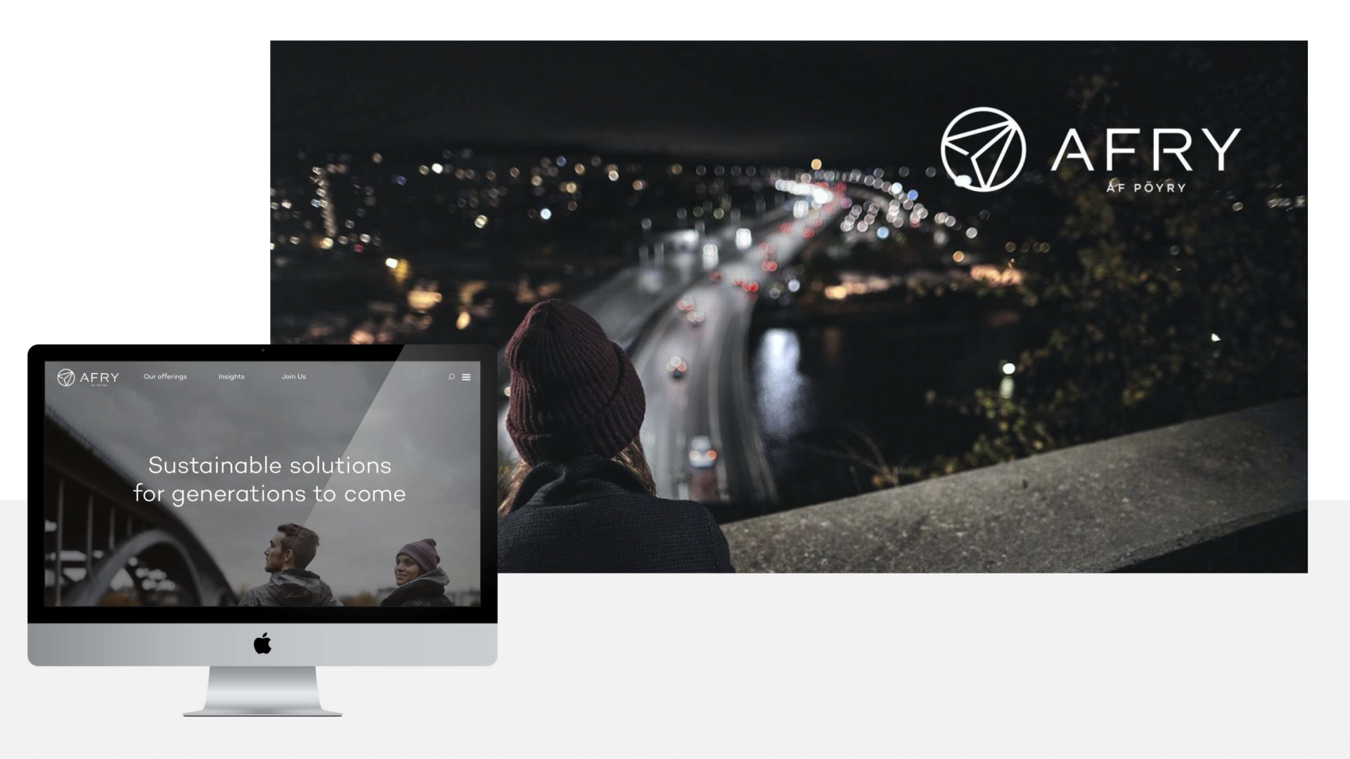 Unified service portfolio, Global & local websites for AFRY
